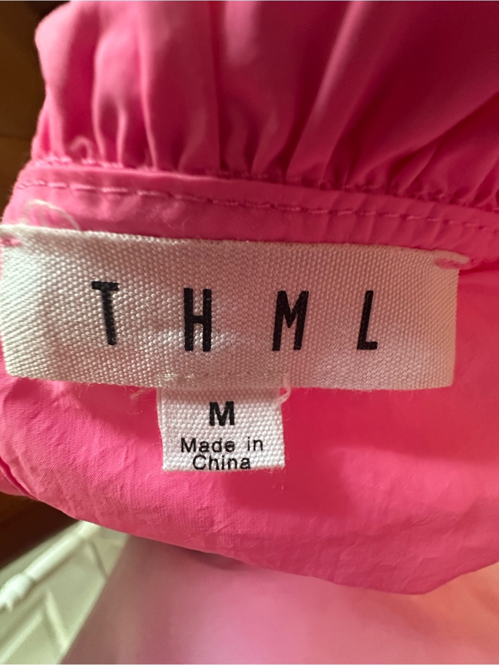 THML Hot Pink Embroidered Puff-Sleeve Tunic - Picture 5 of 5